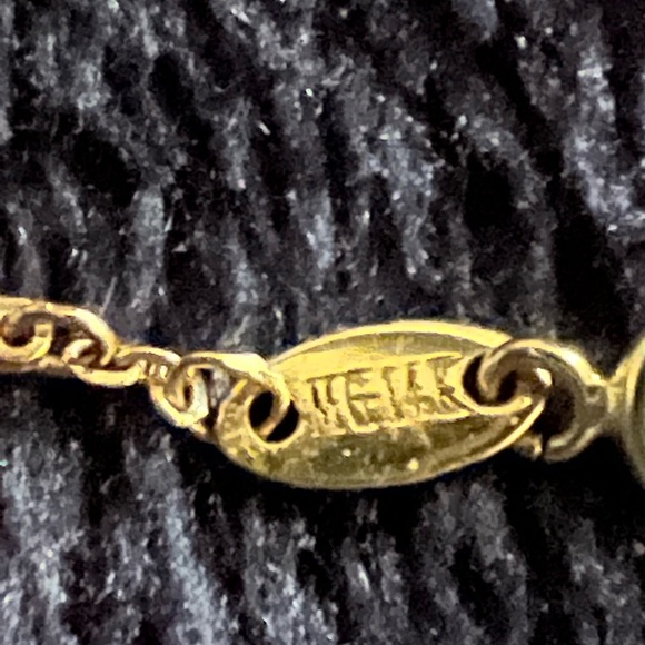 MOP Clover Bracelet 14K Gold